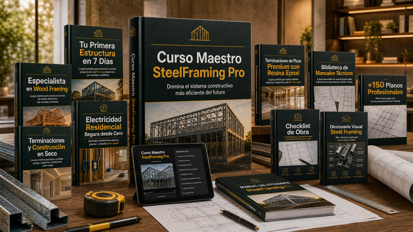 Professional Steel Framing Course + Bonus gift 🎁