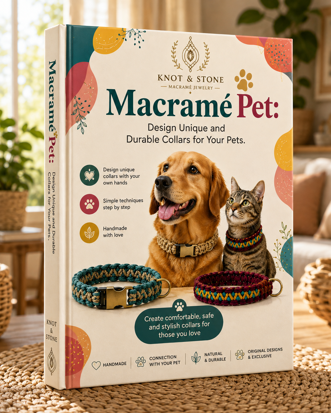 Macramé Pet – Turn cord into unique collars your pet will love; durable, comfortable designs handmade by you, using simple techniques anyone can learn.