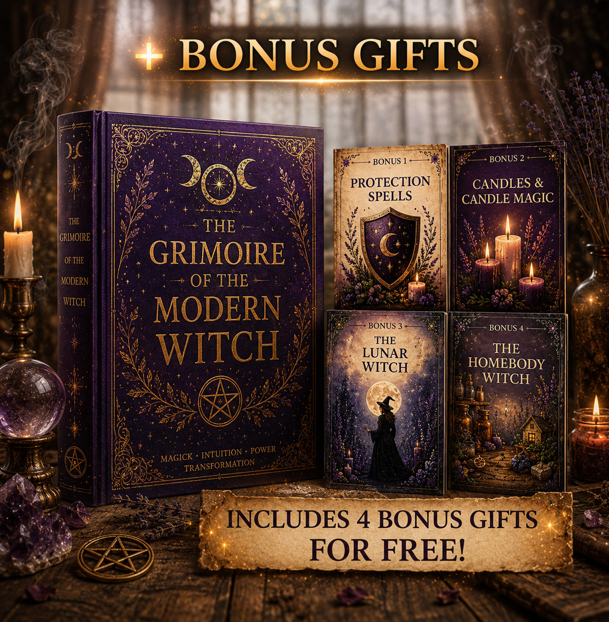 The Grimore of the Modern Witch + 4 Free Bonuses