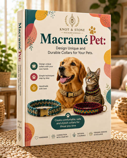 Macramé Pet - Turn yarn into unique collars your pet will love, with durable, comfortable designs made with your own hands, using simple techniques anyone can learn.