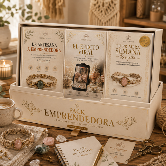 Kit Emprendedora Pro - El sistema completo para crear, vender y hacer crecer tu emprendimiento de joyería artesanal.