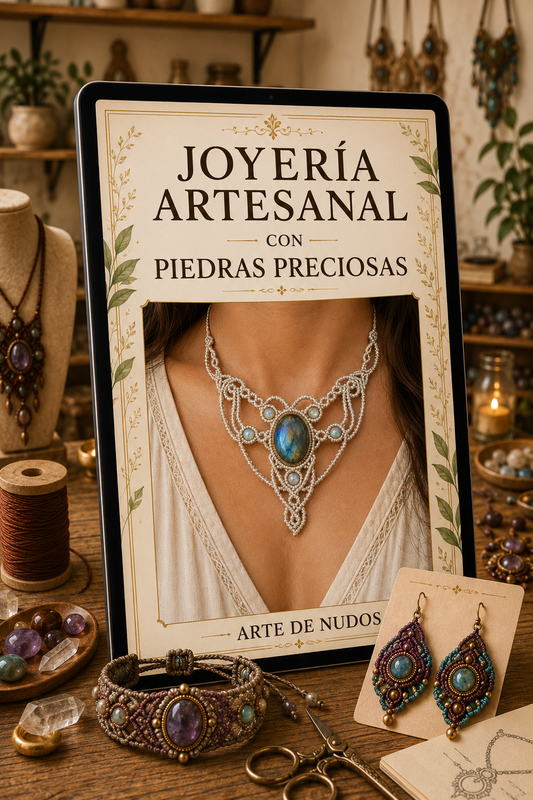 Domina el Arte de la Joyería Artesanal con Piedras Preciosas + 4 Bonus de regalo 🎁